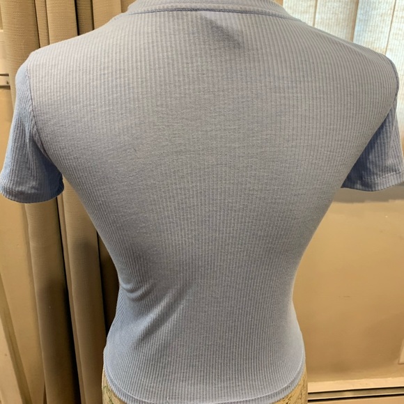 Like New Pink Victoria’s Secret Ribbed Tee Shirt - Picture 2 of 5